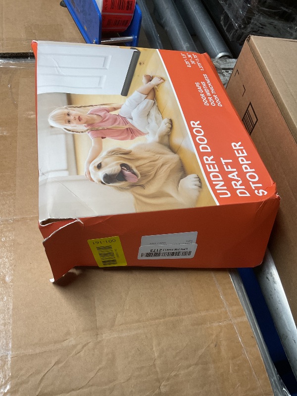 Photo 1 of (2 Pack) Under Door Draft Stopper, Under Door Blocker Size of Adjustable Size from 30" to 36", Easy Install,Gap Filler, Reduces Air Draft, Noise & Sound, Door Seal for Improved Insulation