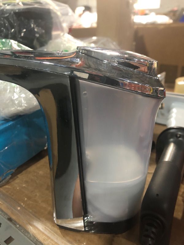 Photo 1 of ***MISSING PARTS***
PZOTRUF Automatic Soap Dispenser, Touchless Dish Soap Dispenser 17oz/500ml with Infrared Sensor, 5 Adjustable Soap Levels, Liquid Dispenser for Bathroom Kitchen (Silver)