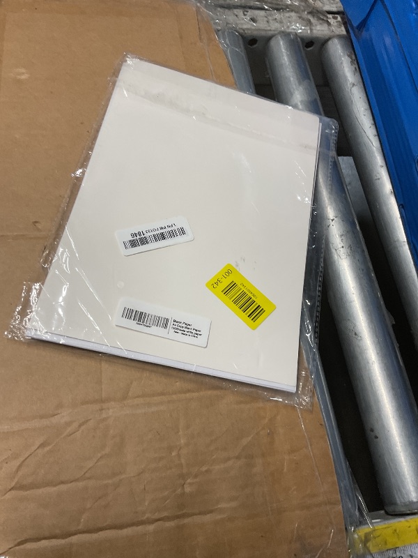 Photo 1 of (3-Pack) Premium Printer Paper, A4 (8.3"x 11.7") Blank Copy Paper, Unpunched, Blank Papers, 28lb Bond/100gsm, 150 Sheets/300 Pages