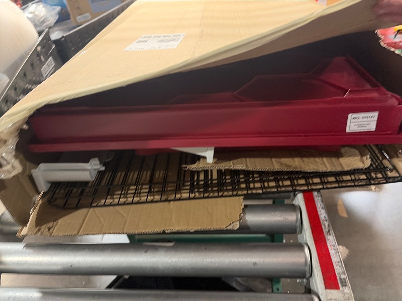 Photo 1 of *Parts Only* Midwest Homes for Pets Deluxe Rabbit & Guinea Pig Cage, XX-Large, White & Red