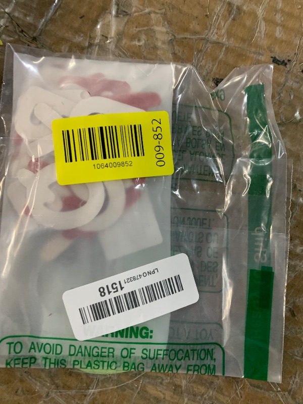 Photo 1 of ***MISSING PARTS***
Red Glitter Letters Patches 52 Pcs - Premium Durable Washable Iron On Patches for Clothes Jackets Bags DIY Crafts