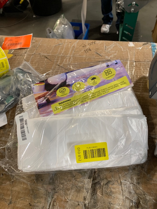 Photo 1 of ***MISSING PARTS***
6 Pack Premium Plastic Drop Cloths for Painting 9x12ft, Waterproof & Dust-Proof Painters Plastic Drop Cloth, Disposable Plastic Paint Tarp for Home Renovations & DIY Projects