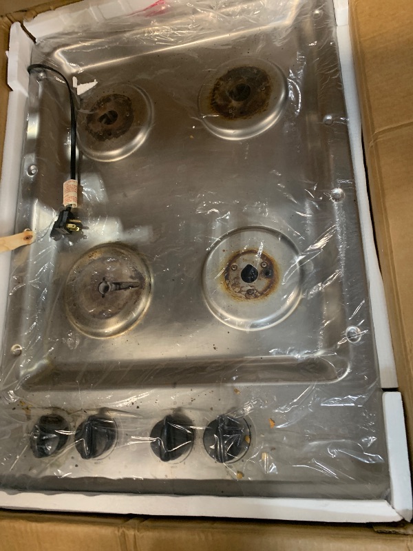 Photo 1 of ***STOCK PHOTO FOR REFERENCE ONLY***30?x20? Built in Gas Cooktop 4 Burners Stainless Steel Stove with NG/LPG Conversion Kit Thermocouple Protection and Easy to Clean