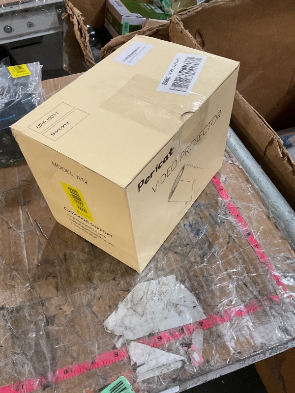 Photo 1 of [320ANSI/Google Store/Voice Control] Smart Projector with WiFi and Bluetooth, 10,000+ Apps, Pericat 4K UHD Home Theater Portable Mini Movie Projector, Indoor & Outdoor Use [180° & Netflix-Compatible]