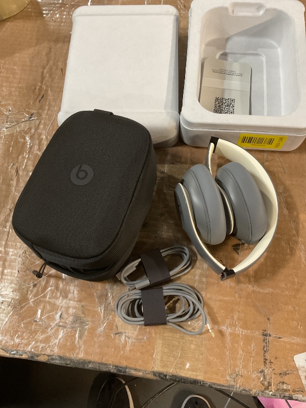 Photo 1 of **FOR PARTS ONLY/ NON-FUNCTIONAL** Beats Studio Pro - Premium Wireless Over-Ear Headphones- Up to 40-Hour Battery Life, Active Noise Cancelling, USB-C Lossless Audio, Apple & Android Compatible - Amazon Exclusive Sand Gray