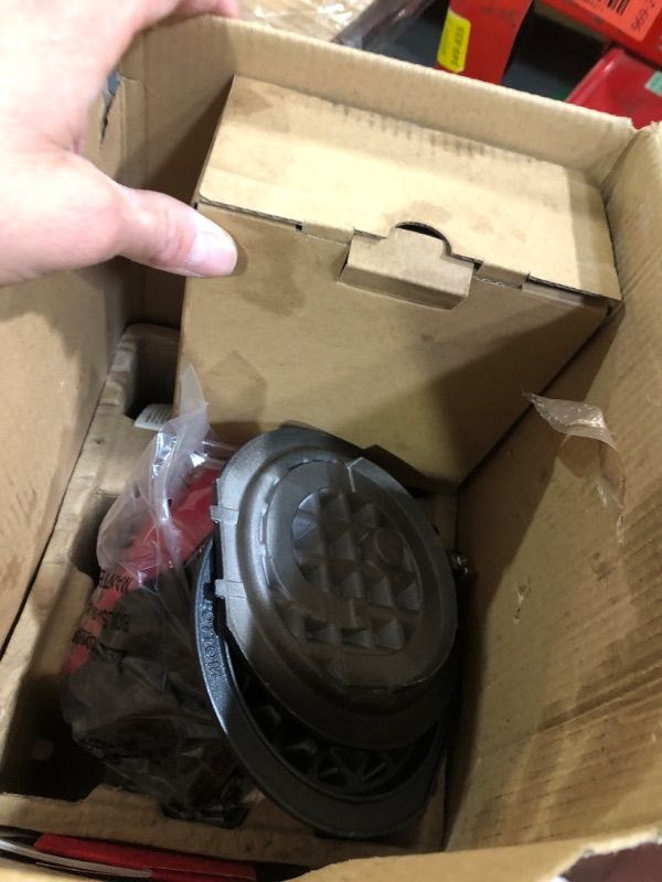 Photo 1 of ***MISSING PARTS***
DASH Holiday MultiMaker® Mini System - Waffle Maker with Six 4” Removable Holiday Plates: Waffle Iron & Griddle, 4-in-1 Mini Waffle Maker for Kids and Families – Nonstick Surface, Santa Waffle (Red)