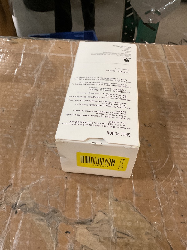 Photo 1 of **Only One**pack all Shoe Bag for Travel, Water-Resistant Shoe Pouch for Gym, Odor-Resistant Soccer Cleats Bag for Sport (Black, 2-Pack)