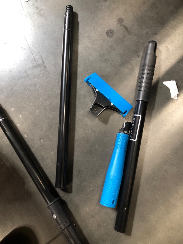 Photo 1 of ***DAMAGED - SEE NOTES/PICTURES***KeFanta Floor Scraper Heavy Duty, 4" Wide Razor Blade Scraper Tool with 45.7" Long Handle, 10PCS Extra Metal Blades, Scraper for Cleaning Glass Wall Gum Paint Tile Glue Linoleum Sturdy Durable