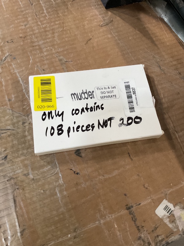 Photo 1 of ***ONLY CONTAINS ROUGHLY 100 pieces***Mudder 200 Count Replacement Christmas Tree Light Bulbs 2.5v 0.425 Watt Mini Replacement Light Bulb Incandescent Wire String Lights Prelit Xmas Tree Decoration(Green Base with Warm White Bulb)