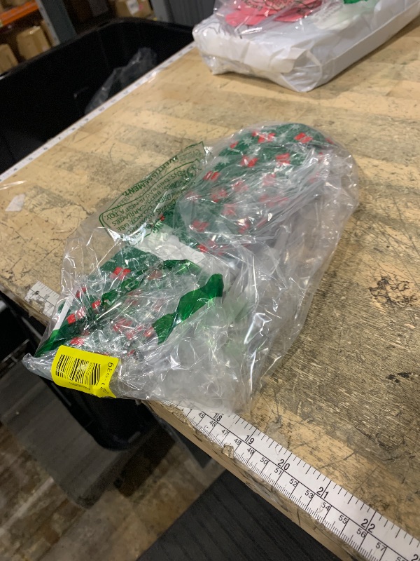 Photo 1 of 12 Inch Large Christmas Bows for Gift Wrapping, Pull Bows for Presents,Christmas Gift Bows for Gift Baskets,Christmas Tree,Wine Bottles,Christmas Decorations 2pcs (Green)