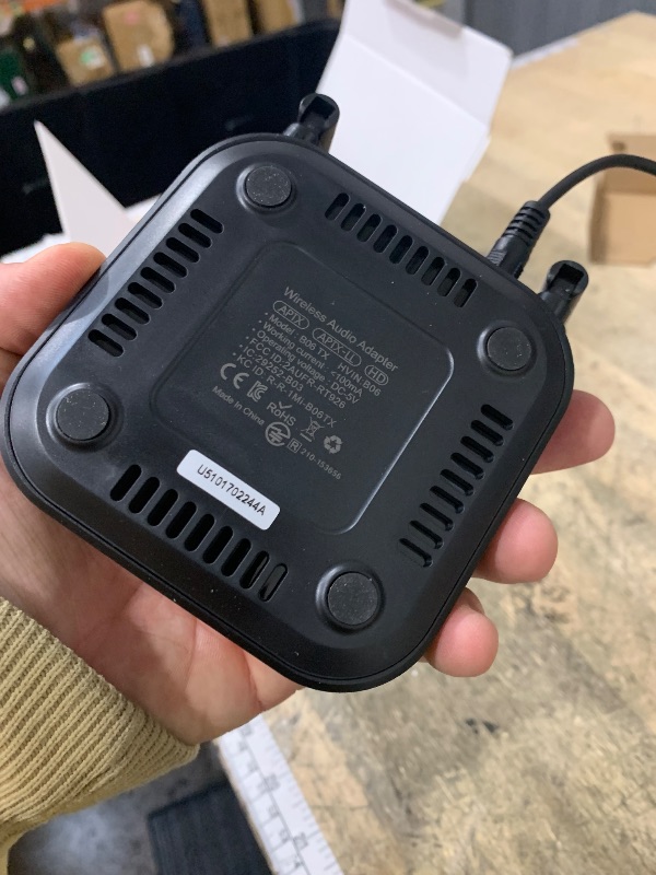 Photo 1 of 1Mii B06TX Bluetooth 5.2 Transmitter for TV to Wireless Headphone/Speaker, Bluetooth Adapter for TV w/Volume Control, AUX/RCA/Optical/Coaxial Audio Inputs, Plug n Play, aptX Low Latency & HD