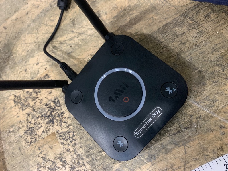 Photo 1 of 1Mii B06TX Bluetooth 5.2 Transmitter for TV to Wireless Headphone/Speaker, Bluetooth Adapter for TV w/Volume Control, AUX/RCA/Optical/Coaxial Audio Inputs, Plug n Play, aptX Low Latency & HD