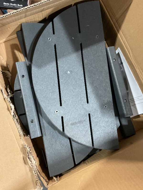 Photo 1 of **LOOSE HARDWARE**
FUNBERRY Outdoor Adirondack Side Table, 2-Tier Patio End Tables, HDPE All Weather for Outside