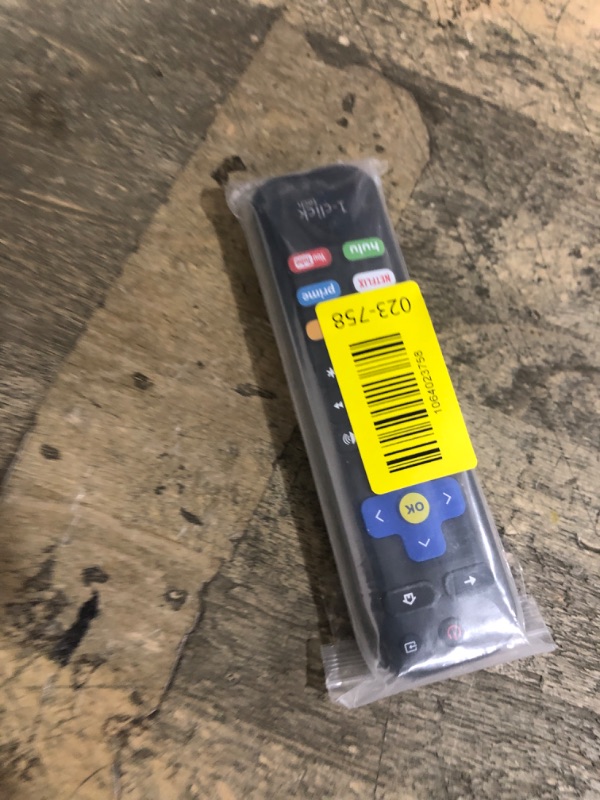 Photo 1 of 1-Clicktech Remote for Roku TVs and Players Express Premiere Ultra [2-in-1 w/TV Power+Volume] [NOT for Roku Stick]