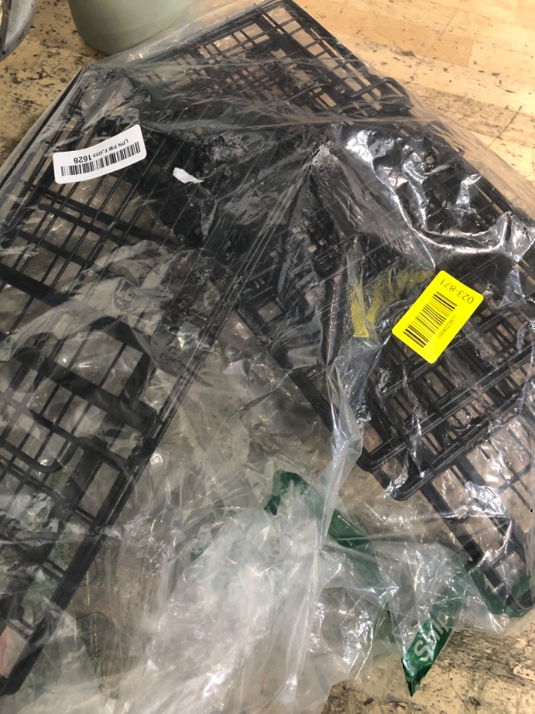 Photo 2 of MSERCUOR Freezer Organizer Bins, 4 Pack Stackable Deep Chest Freezer Organizer Bins, Foldable Baskets with Handles, Black Storage Container Baskets for 5/ 7 Cu.FT Deep Freezer Sort Frozen Meats