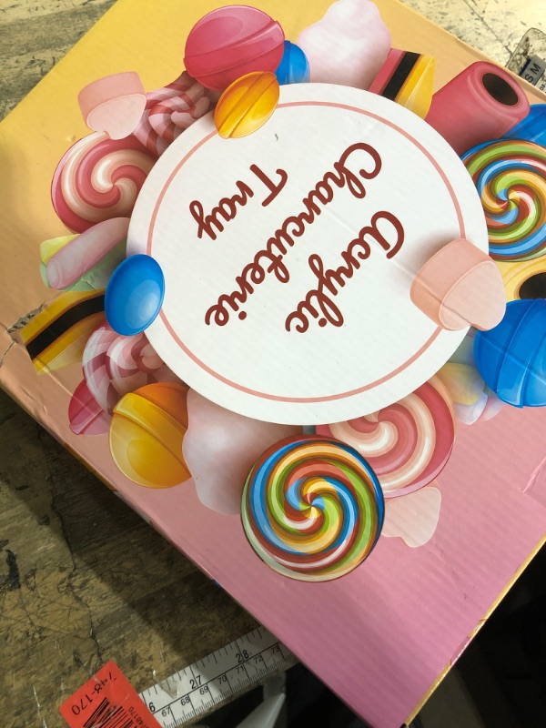 Photo 1 of 13.8" Extra Large Acrylic Letter Charcuterie Board Box, Reusable Fillable Letter Cake Candy Dish Display Serving Tray for Birthday Anniversary Party Decoration (A)