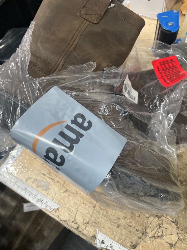 Photo 1 of Wolverine Men's Floorhand Waterproof 10" Steel Toe Work Boot, Dark Brown, 10.5 W US