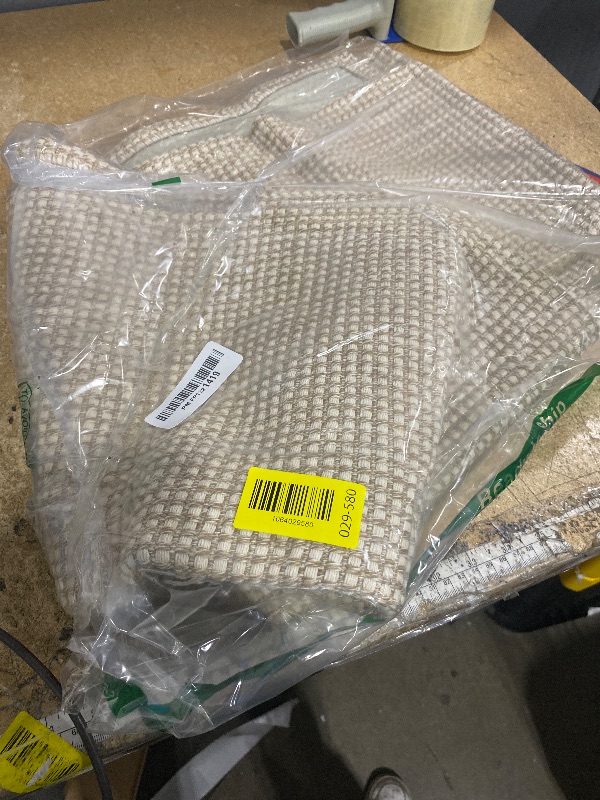 Photo 1 of KOZYFLY Runners for Hallways 2x6 ft Washable Kitchen Runner Non Slip Rubber Backed Hall Runners Cotton Entryway Runner Rugs Floor Carpet for Indoor Backdoor Bedroom Kitchen, Ivory/Khaki