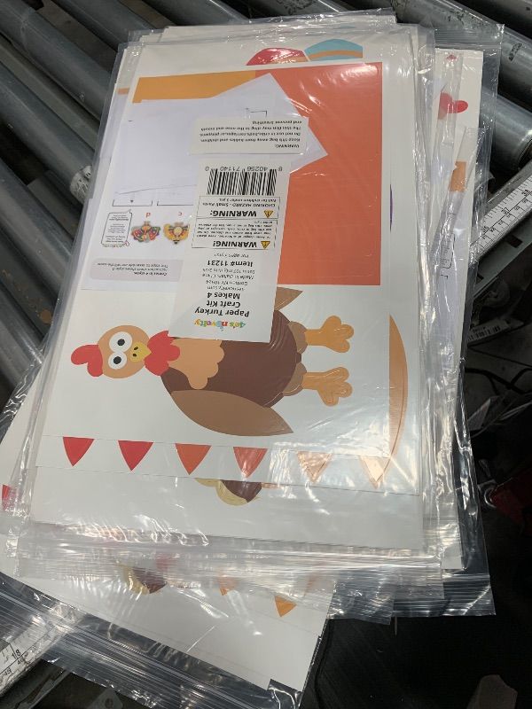 Photo 1 of 4E's Novelty Turkey Craft Kit, 4 Pcs Thanksgiving Crafts Kits for Kids, Thankful Turkey Activity Turkeys Arts and Crafts Friends Giving Kids Craft