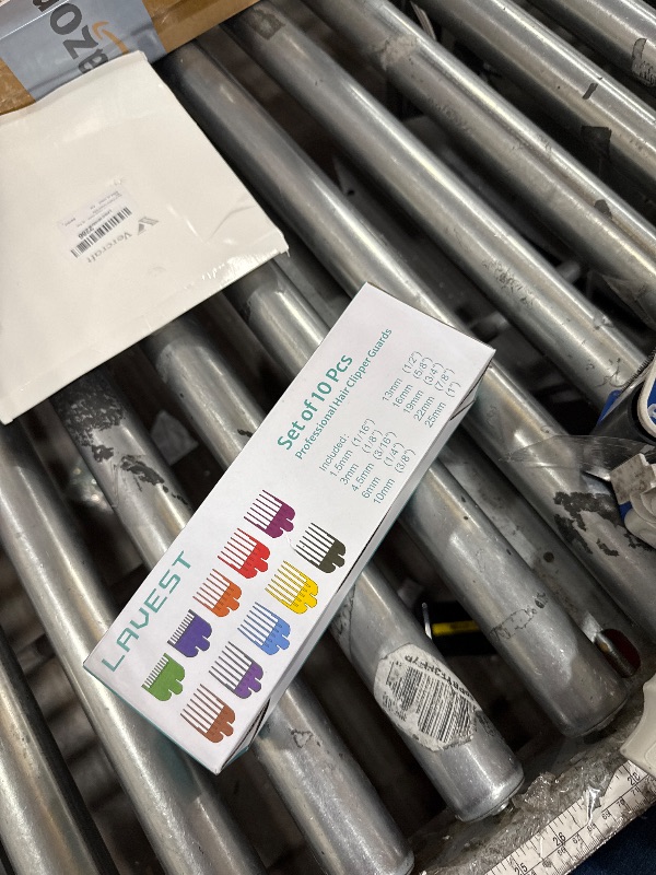 Photo 1 of 10 Professional Hair Clipper Guards Cutting Guides Compatible with Most Wahl Clippers with Organizer, Color Coded Clipper Combs Replacement - 1/16" to 1"