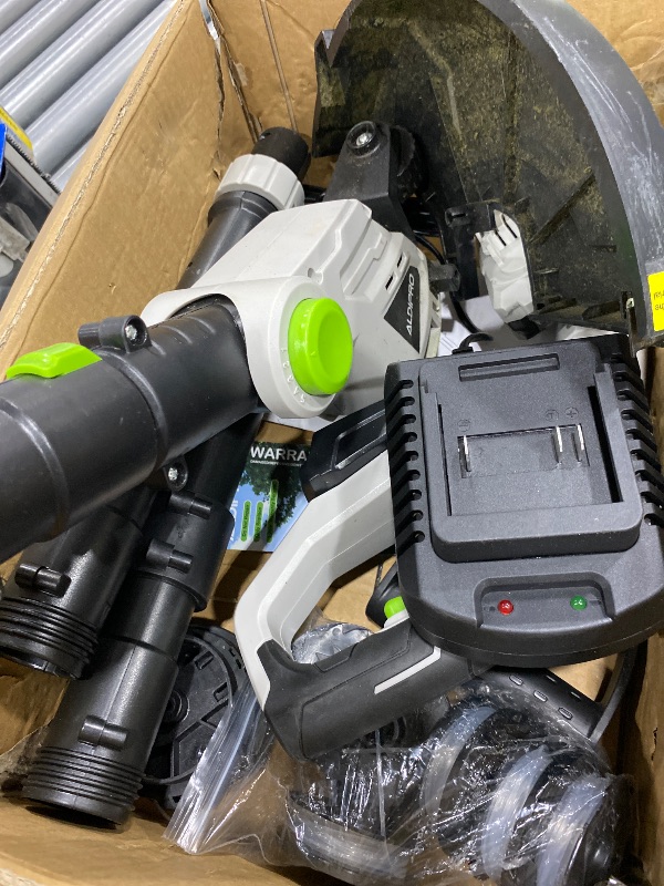 View 6 of ** FOR PARTS ONLY **
Wacker Cordless 20V 12' Electric Weed Eater with Auto Line Feed, 2.0Ah Battery and Fast Charger, 6 x Replacement Line, Battery Powered String Trimmer for Lawn Care, GrassTrimmer (AD-ST-001.1)