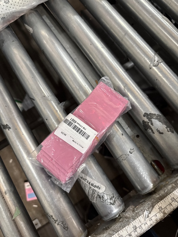 Photo 1 of 100 Pieces Resealable Mylar Bags, Small Holographic Packaging Bags, Smell Proof Mylar Bags for Food Storage/Jewelry/Eyelash for Small Business (Pink, 2.4x4 Inch)