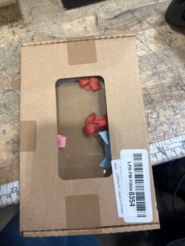 Photo 1 of 1.4" Mini Bow Snap Clips,Handmade Tiny Hair Clips for Baby Fine Hair,Small Hair Bows Hair Accessories for Baby Girls Newborn Infant Toddlers