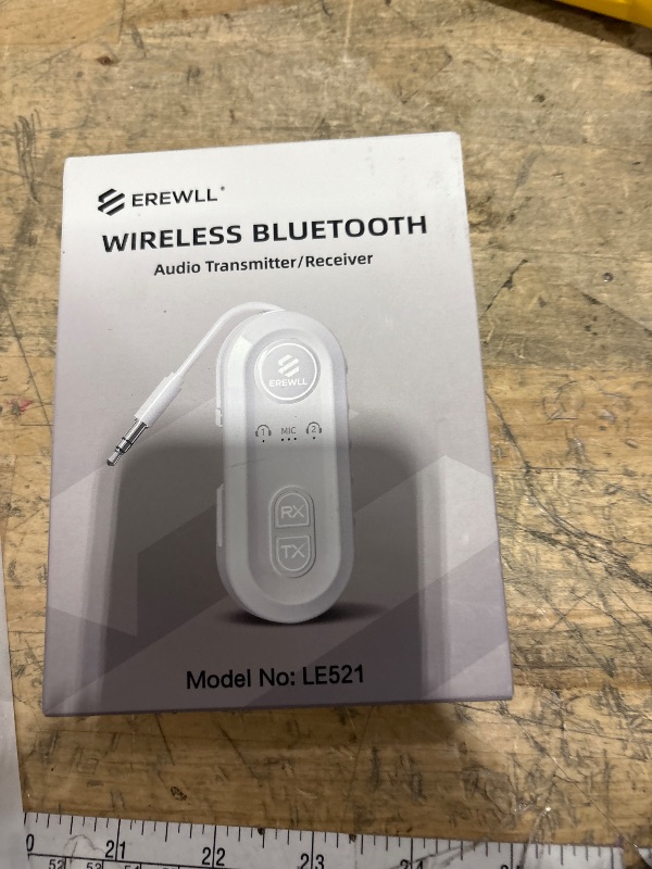 Photo 1 of Upgraded Bluetooth 5.4 Transmitter Receiver, Airplane Bluetooth Adapter with Qualcomm aptX Adaptive, Supports 2 AirPods/Headphones, Wireless Audio Transmitter for TV, Travel, Car & Gym, Cable Storage