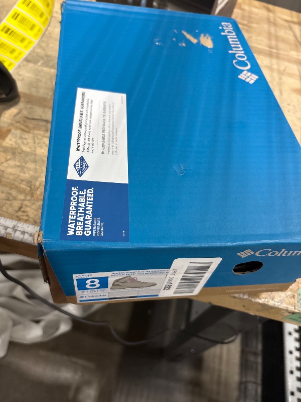 Photo 2 of Columbia Womens Newton Ridge Plus Waterproof Amped, Dark Stone/Cosmos, 8