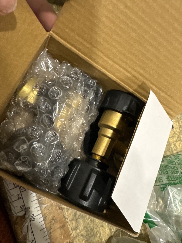 Photo 1 of Aikyciu 2 PCS Propane Tank Gauge with Leak Detector, Universal Level Indicator for 5-40lb Tanks, Compatible with Camping Stoves, Heater, BBQ Grills, Gas Burners and More, QCC 1/Type 1 Connection