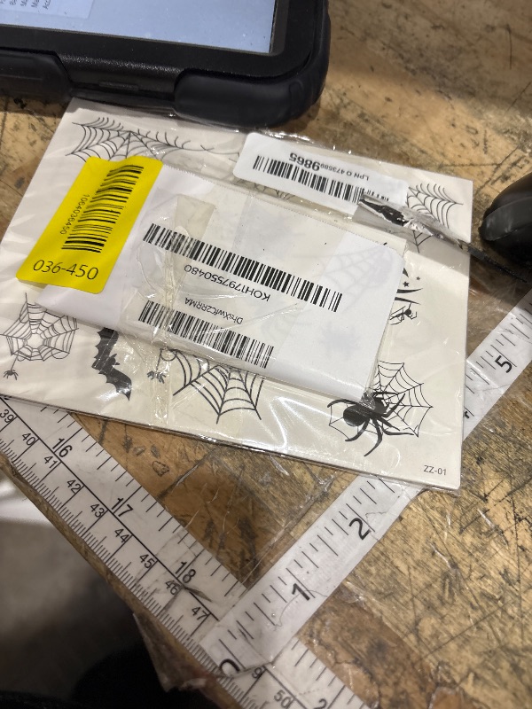 Photo 1 of 10 sheets Halloween Temporary Face Tattoo Stickers Horror Spider Bat Scar Women Adults Masquerade Party Props Body Makeup Art Decorations Accessories