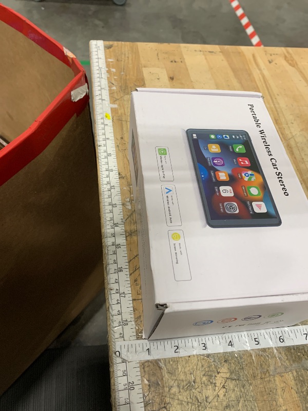 Photo 1 of ?Hieha? 2025 Wireless Portable Carplay and Android Auto, 7" Touchscreen Carplay Screen for Car with Apple Carplay,Mirror Link,Backup Camera,Bluetooth 5.0, GPS Navigation,AUX,FM for All Vehicles