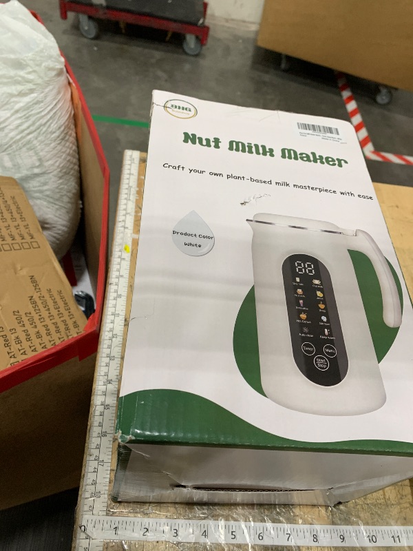 Photo 1 of BHG 45oz Nut Milk Maker, Automatic Soy Milk Maker Machine with 14-Blade Grinder, 11 Functions & LED Touch Screen, Plant-Based Milk Machine for Almond,Oat & Soy, 18H Timer, Keep Warm & Self-Cleaning