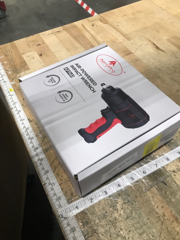 Photo 1 of AEROPRO TOOLS 1/2-Inch Air Impact Wrench, Twin Hammer, 1200FT-LBS, 7500RPM, High Torque Pneumatic Impact Wrench, 1/2 Drive Air Impact Gun for Auto Repair, Tire Shop