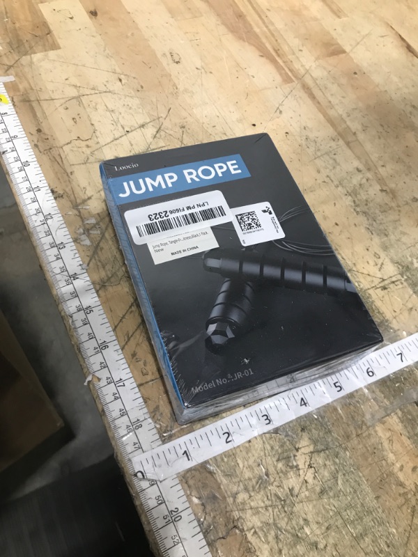 Photo 1 of **FACTORY SEALED** Jump Rope, Tangle-Free Rapid Speed Jumping Rope Cable with Ball Bearings for Women, Men and Kids, Adjustable Foam Handles Steel Jump Ropes for Fitness