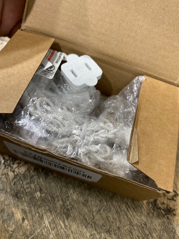 Photo 1 of Aurelema Mini Christmas Lights String Warm White Vintage Short Strand String Lights, Clear Bulbs Wire Fit Light up Christmas Decorations(20 Bulbs Connectable,5ft,White)