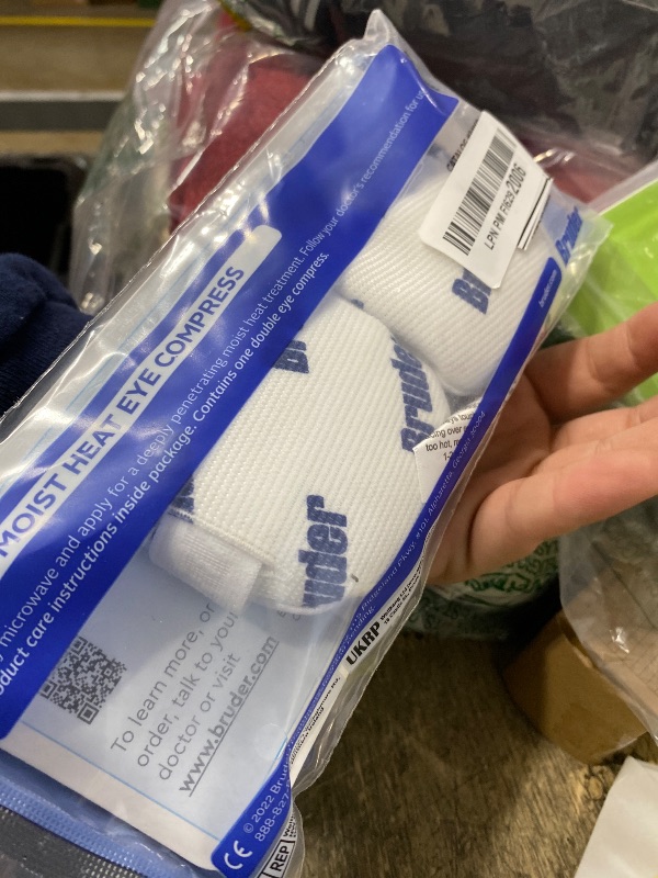 Photo 1 of ***ONLY 2*** Bruder Moist Heat Compress | Microwave Activated Mask | Reusable, Washable, Non-allergenic | Fast Acting Relief for Dry Eye and Other Irritations | (Pack of 2)