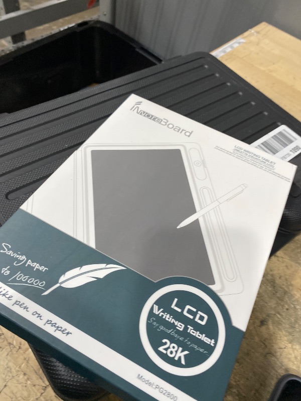 Photo 1 of 10 inch LCD Writing Tablet Electronic Writing Notebook with PU Protective Cover Erasable Drawing Pad Gift for Adults at Home Business Office(Black