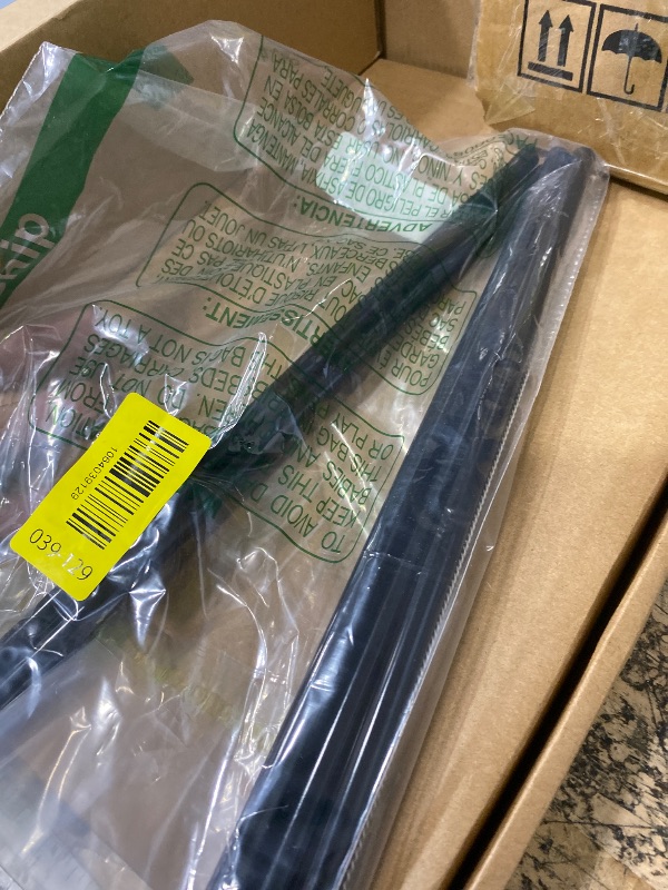 Photo 1 of [DISHWASHER SAFE] 6 Pack Reusable Black Straws for Stanley 40 oz 30 oz Cup Tumbler, 12 inch Long Hard Plastic Straws with Brush for Stanley, Owala, Yeti Tumbler, BPA FREE