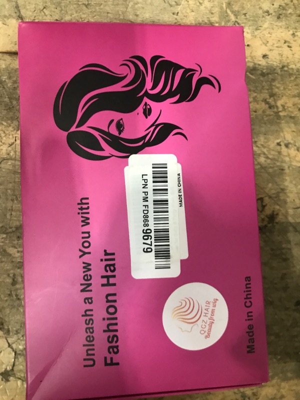 Photo 1 of 18 Inch Curly Wavy Clip in Hair Extensions 4PCS,QGZ Heat-Stylable Synthetic Lace Weft Extensions for Women, Black Brown for Daily & Party Wear