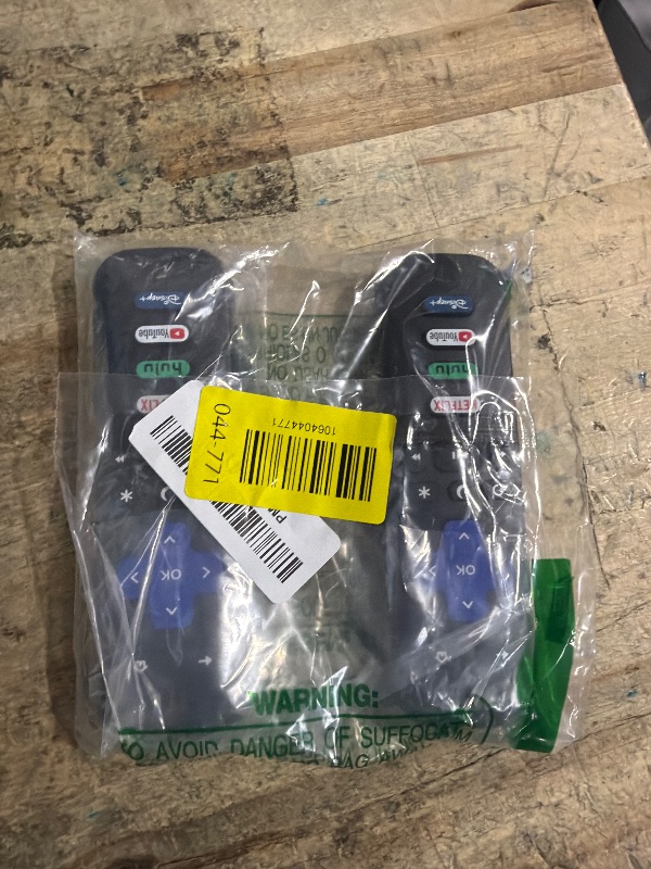 Photo 1 of (Pack of 2) Replacement Remote Control Only for Roku TV, Compatible for TCL Roku/Hisense Roku/Onn Roku/Sharp Roku/Element Roku/Westinghouse Roku/Philips Roku Smart TVs (Not for Roku Stick and Box)