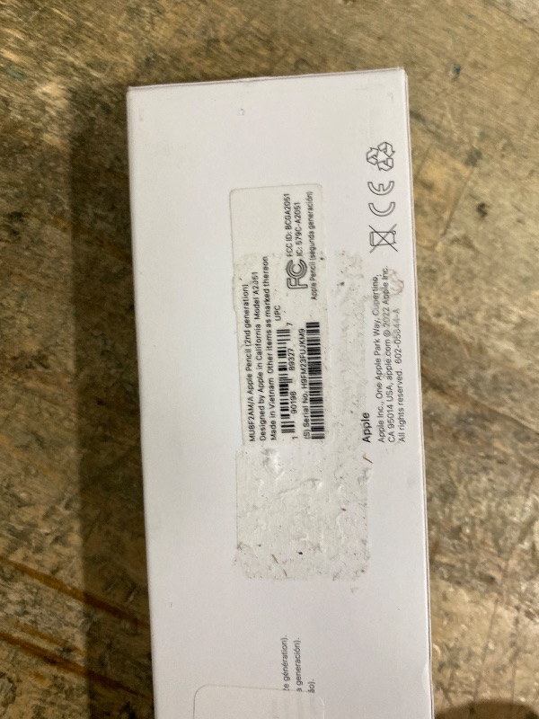 Photo 1 of ***STYLE MAY DIFFER FROM STOCK / PHOTO FOR LIKE ITEM REFERENCE*** Apple Pencil (2ND Generation) (MU8F2AM/A)