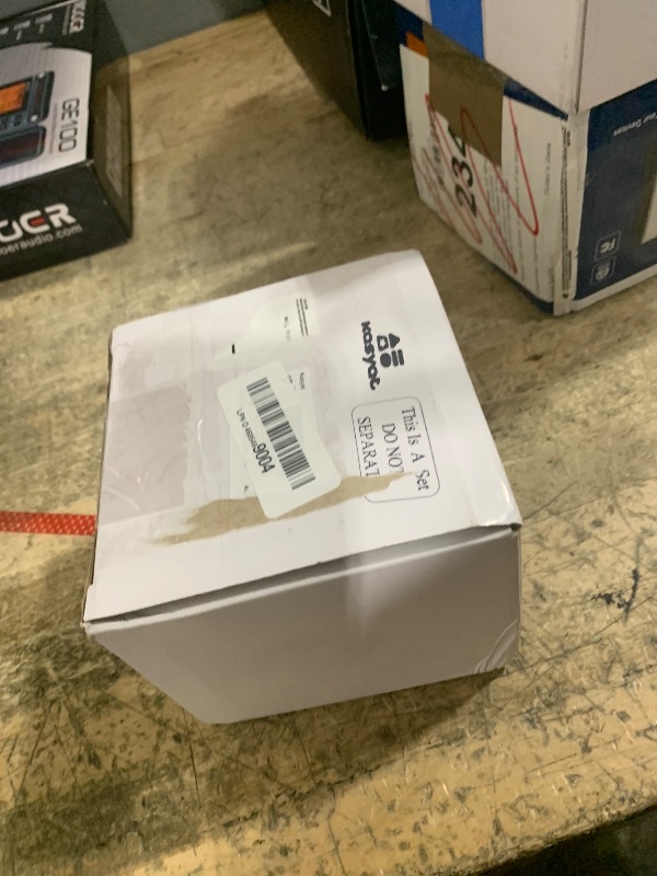 Photo 1 of 16 Pieces Christmas Village Set - Battery Operated Houses, Xmas Town Scene Desktop Ornament, Figurines, Accessories, Resin Buildings, Landscape Decor