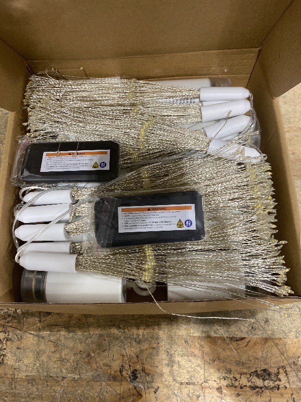 Photo 1 of 10 Pack Firework Lights 120 LED Copper Wire Firework Lights, 8 Modes Dimmable String LED Lights with Remote Control,Waterproof Hanging Fairy Lights for Party,Home,Christmas,Garden Outdoor Decoration