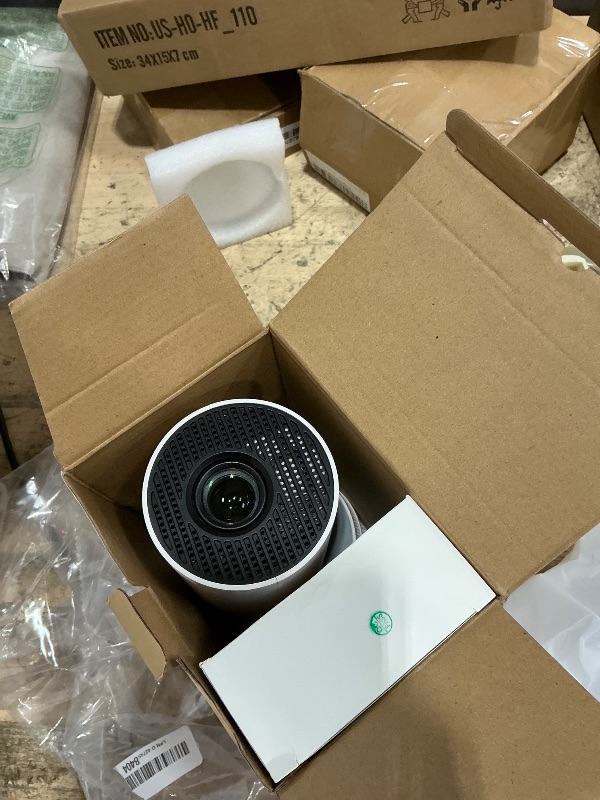 Photo 1 of [Built-in Apps & 2025 Upgraded] Mini Projector with WiFi 6 and Bluetooth 5.4 Support 4K 1080P Auto Keystone 180° Rotatable Projector Portable Compatibile with HDMI/TV Stick/Memory Stick/Laptop, White