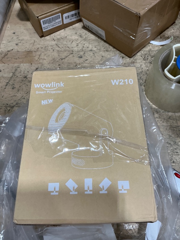 Photo 1 of [Built-in Apps & 2025 Upgraded] Mini Projector with WiFi 6 and Bluetooth 5.4 Support 4K 1080P Auto Keystone 180° Rotatable Projector Portable Compatibile with HDMI/TV Stick/Memory Stick/Laptop, White