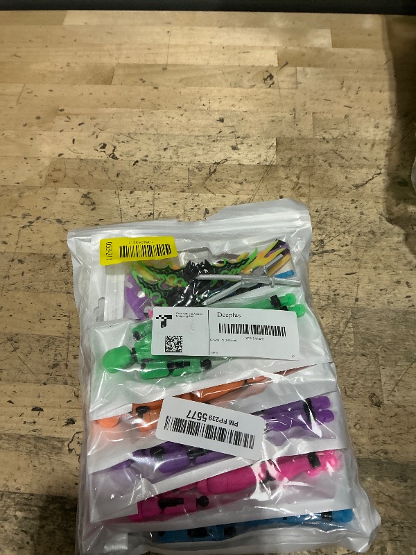 Photo 1 of [6-PACK] Glowing Titan 13 Action Figure Set Already Assembled, T13 3D Printed Action Figures With Weapons Accessories T 13 Lucky Robo Dummy Nova 13 Action Figures, Figura de acción t13 (6-Colors)