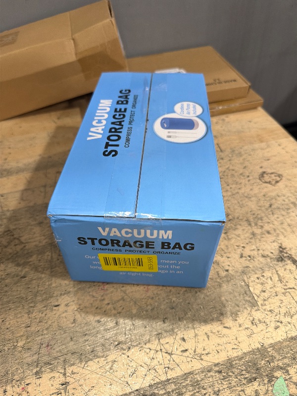 Photo 1 of 12 Pack Travel Vacuum Storage Bags with Rechargeable Wireless Electric Pump for Luggage, Suitcase, Carry-on Size Vacuum Seal Compression Space Saver Bags for Clothes and Clothing Travel