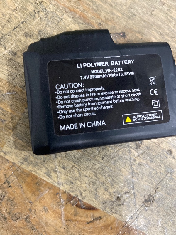 View 3 of ***MISSING 1 OF THE CHARGING BATTERY PACKS*** CUEHEAT Heated Glove Liners, 7.4V Rechargeable Battery Electric Heating Thin Gloves, Winter Hand Warmer (CH02, Large)