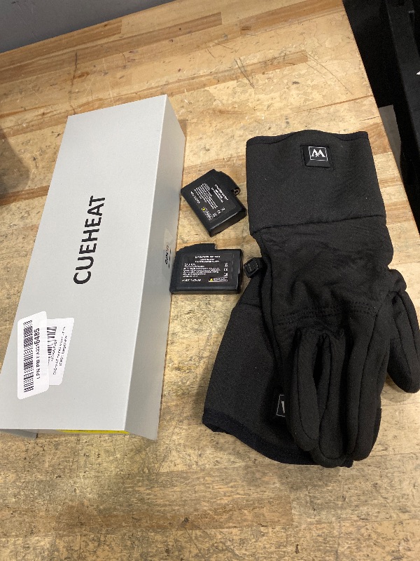 View 2 of ***MISSING 1 OF THE CHARGING BATTERY PACKS*** CUEHEAT Heated Glove Liners, 7.4V Rechargeable Battery Electric Heating Thin Gloves, Winter Hand Warmer (CH02, Large)